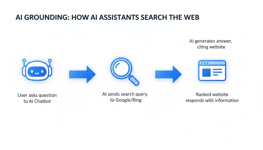 How AI search grounding works and why SEO matters for AI visibility