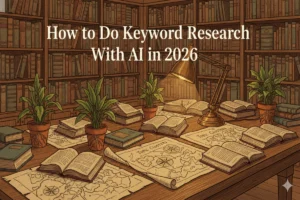 How to do keyword research with AI using SEO analytics and AI keyword generator tools in 2026