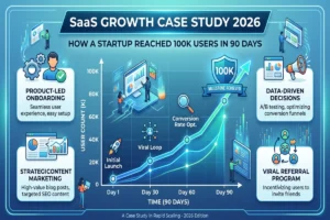 SaaS Growth Case Study 2026 | How a Startup Reached 100K Users in 90 Days
