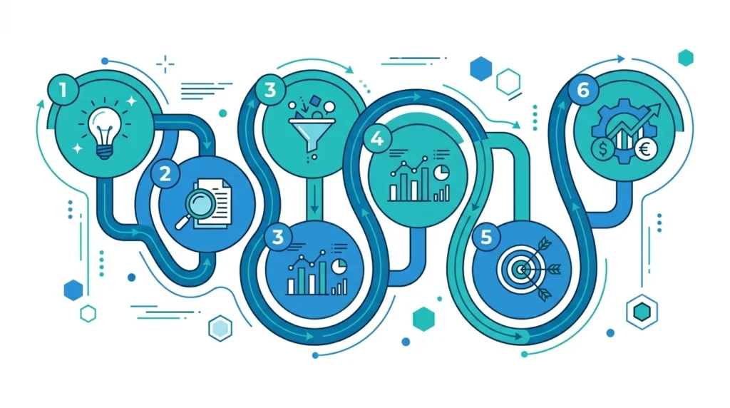 Step-by-step keyword research process for a Shopify ecommerce store